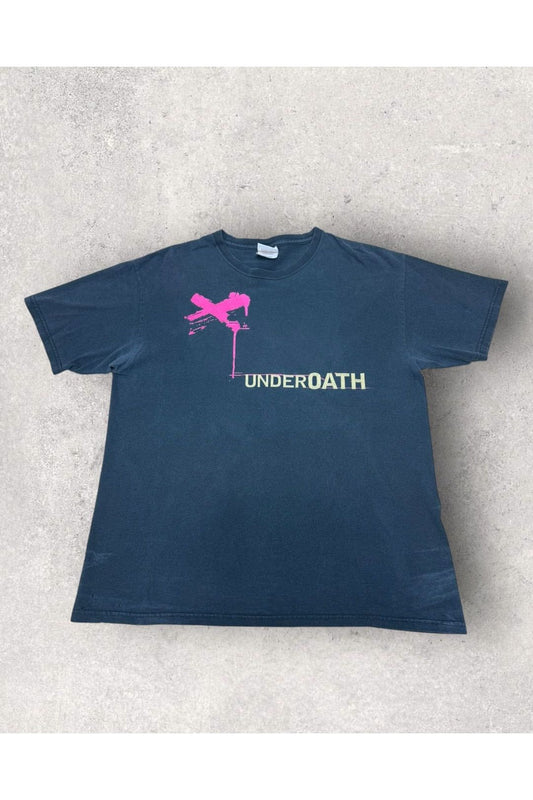 Vintage Hanes 2000s Y2K Underoath Stop Saying That We're Invincible Band Tee- M