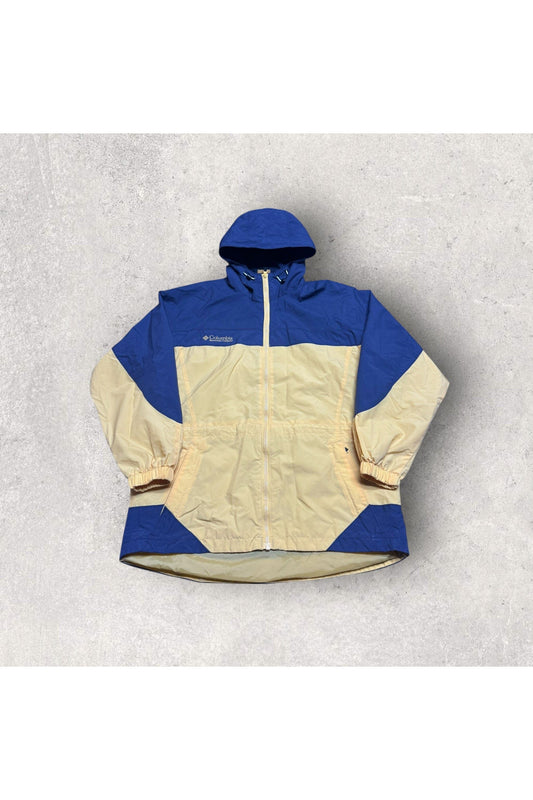 Vintage Women's Columbia Hooded Windbreaker/Light Jacket- M