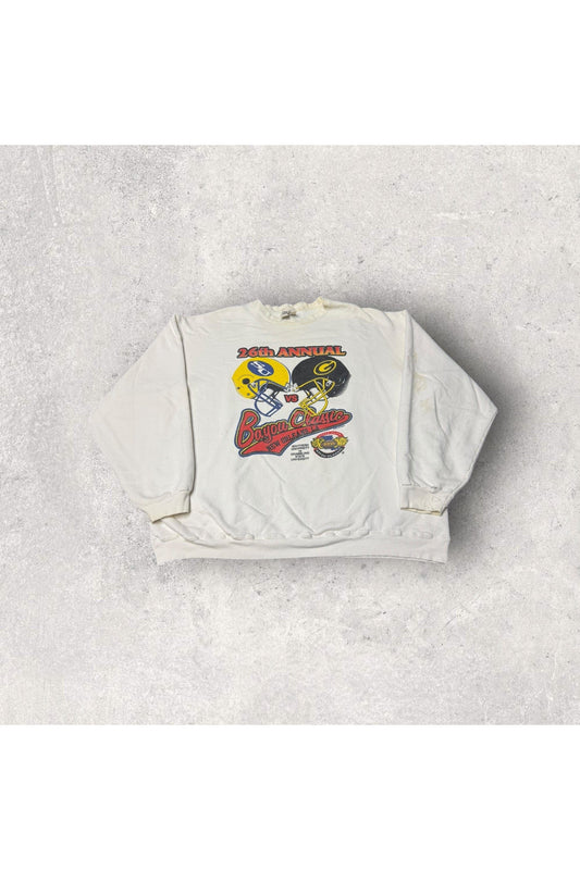 Vintage Oneita 1999 State Farm Bayou Classic Southern University vs. Grambling State University Crewneck- XXL