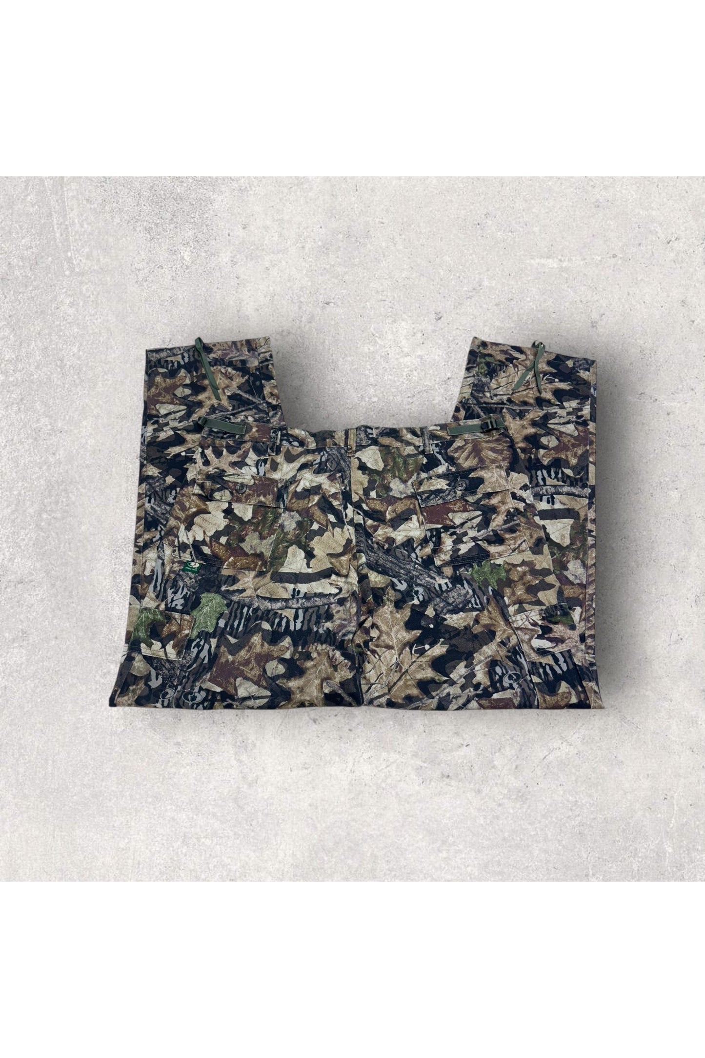 Vintage Field Staff by Mossy Oak Made In USA Real Tree Adjustable Camo Pants- XL