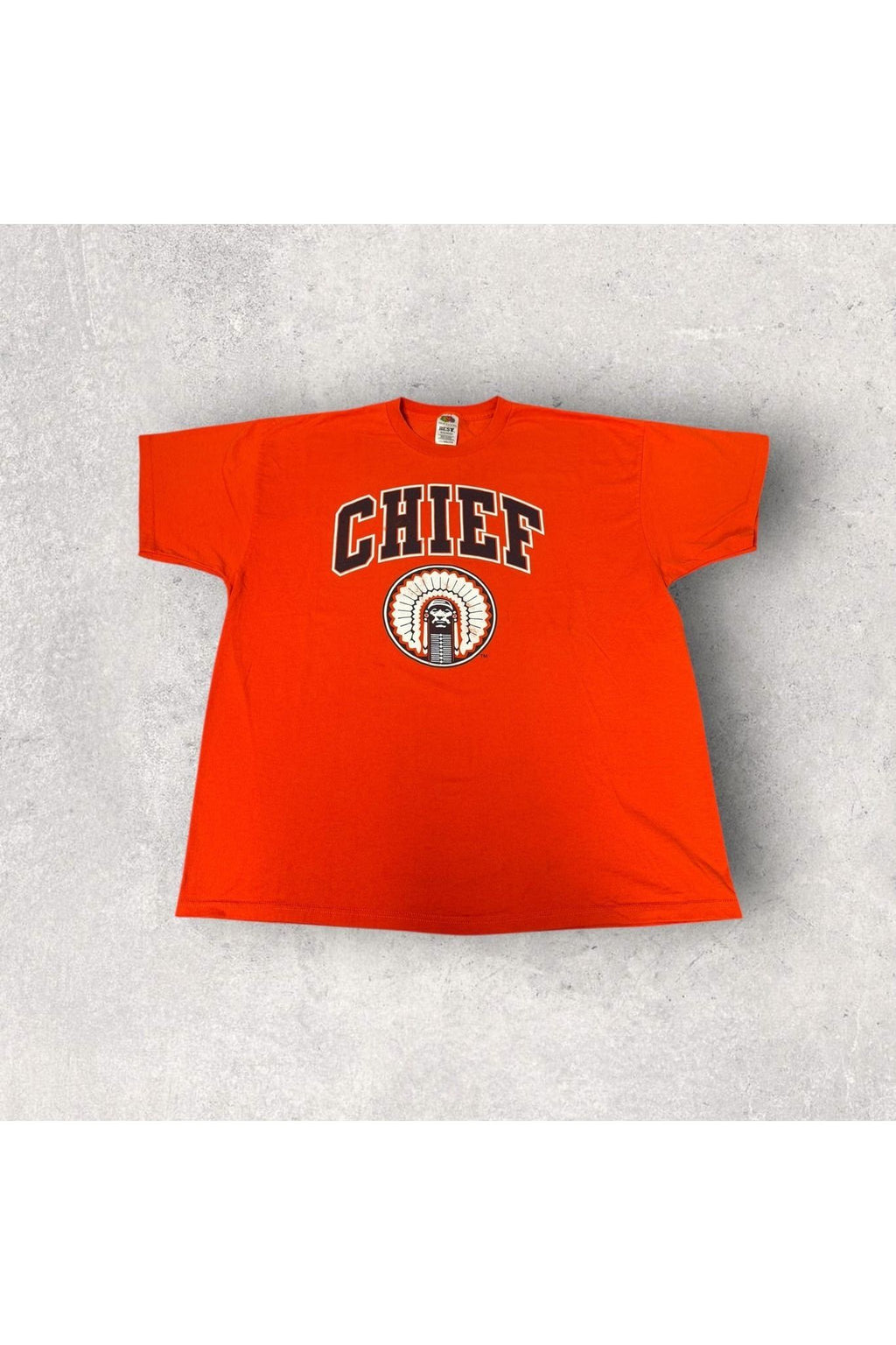 Vintage Fruit of the Loom University of Illinois Chief Tee- XXL