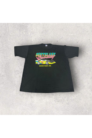 Vintage Russell Made In USA 1999 Southlake Speedway Racing Tee- XXL