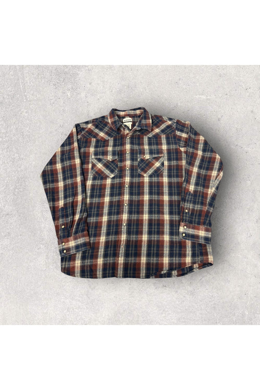 Ariat Hendrik Retro Fit Button Snap Long Sleeve Button Up- XL-Tall