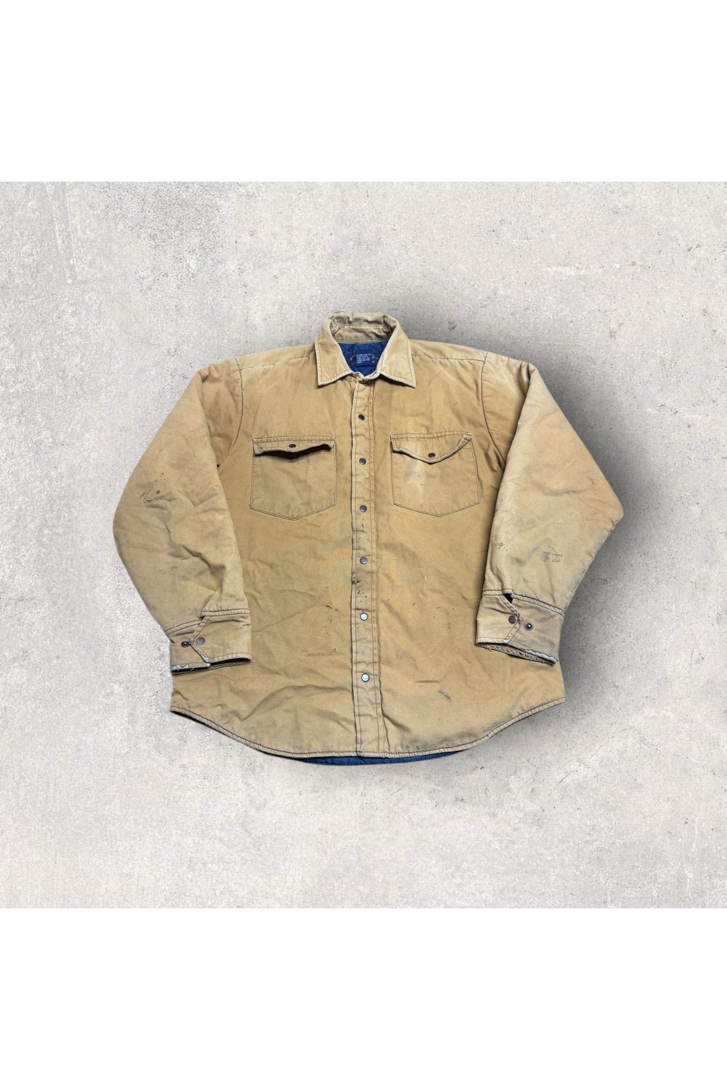 Vintage Williams Bay Insulated Light Workwear Long Sleeve Button Up- M