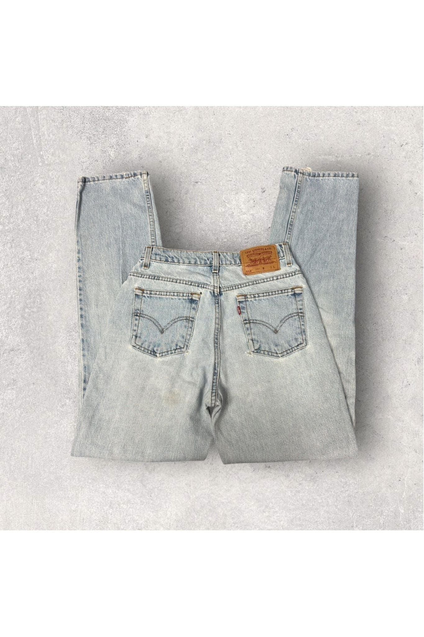 Vintage Made In USA Levi's 512 Women's Slim Fit Straight Leg Jeans- 6 REG L