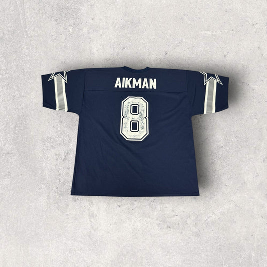 Vintage Logo Athletic Dallas Cowboys Troy Aikman Football Jersey- L