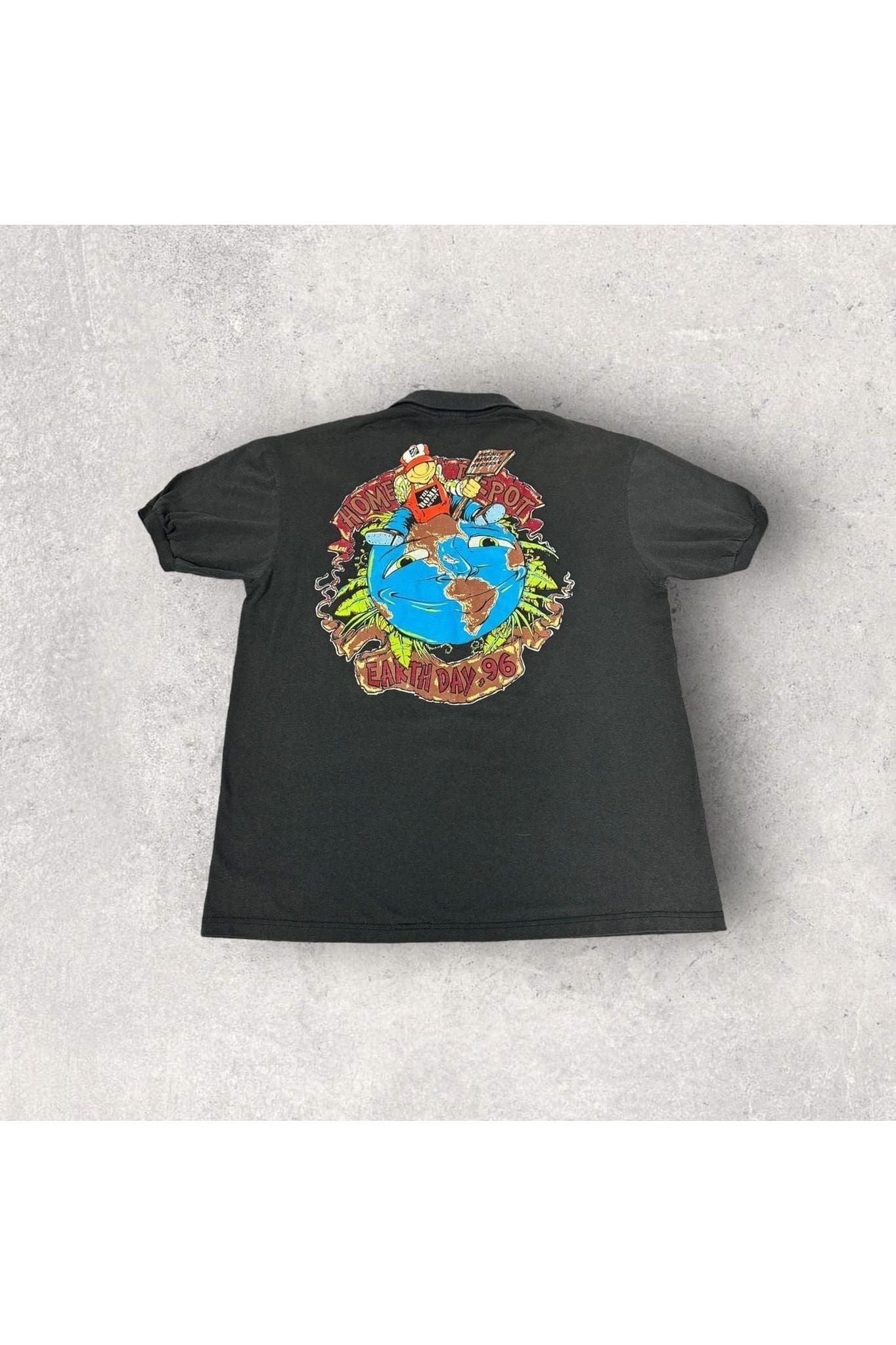 Vintage The Home Depot Earth Day 1996 Polo- L