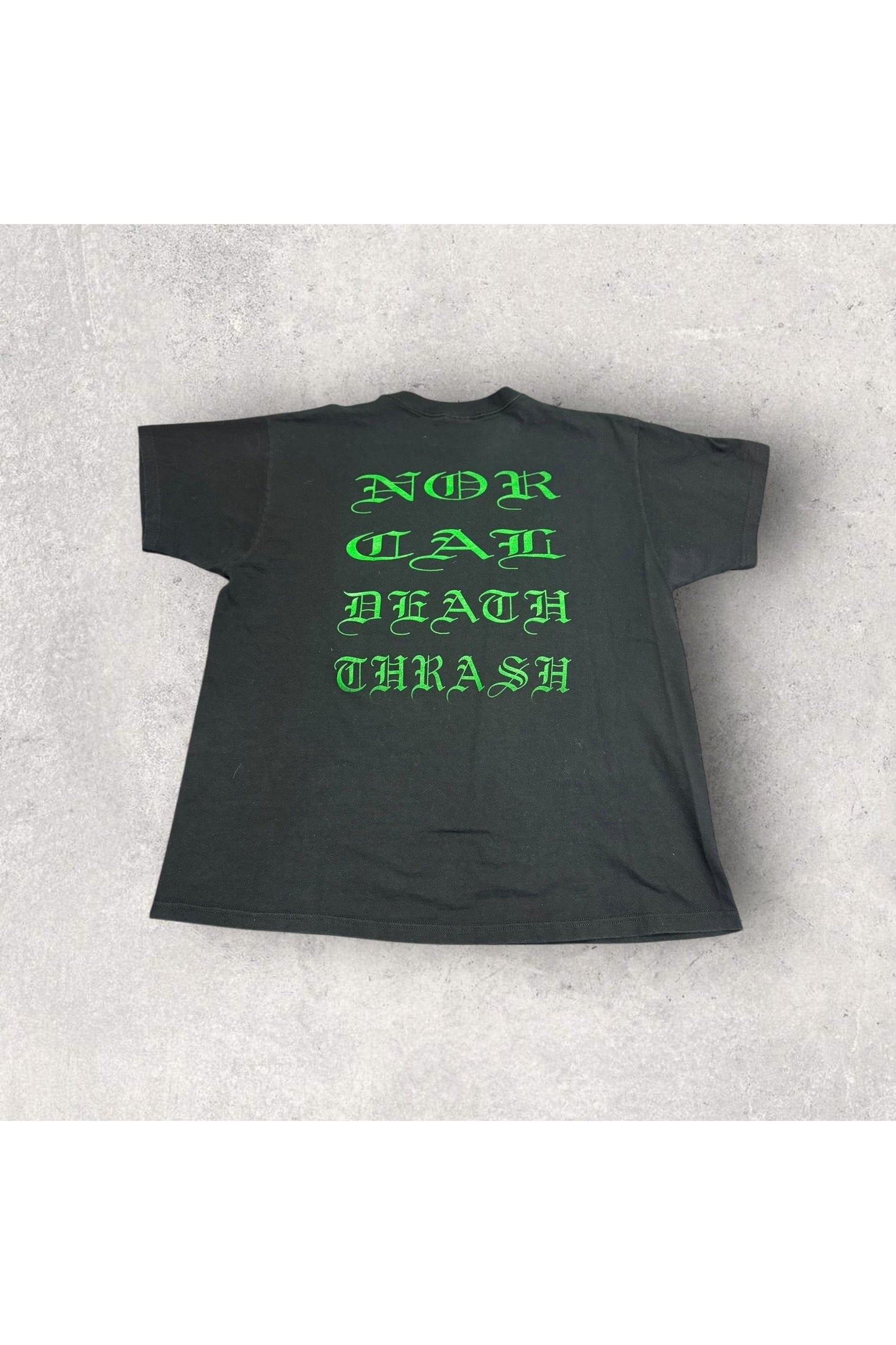 Vintage Shrine of Scars Violence Is The Answer Nor Cal Death Thrash Band Tee- XL
