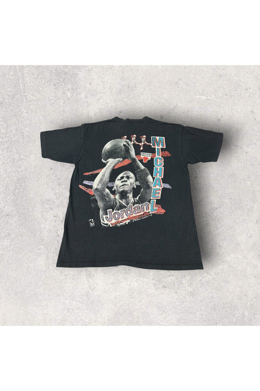 Vintage Single Stitch Magic Johnson T's Michael Jordan Chicago Bulls Tee- XL