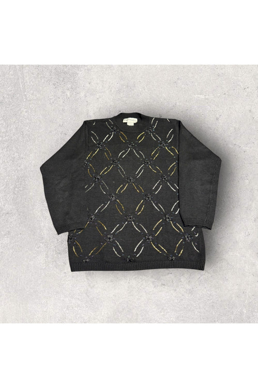 Vintage Norman McNaughton Women's Knit Sweater- M