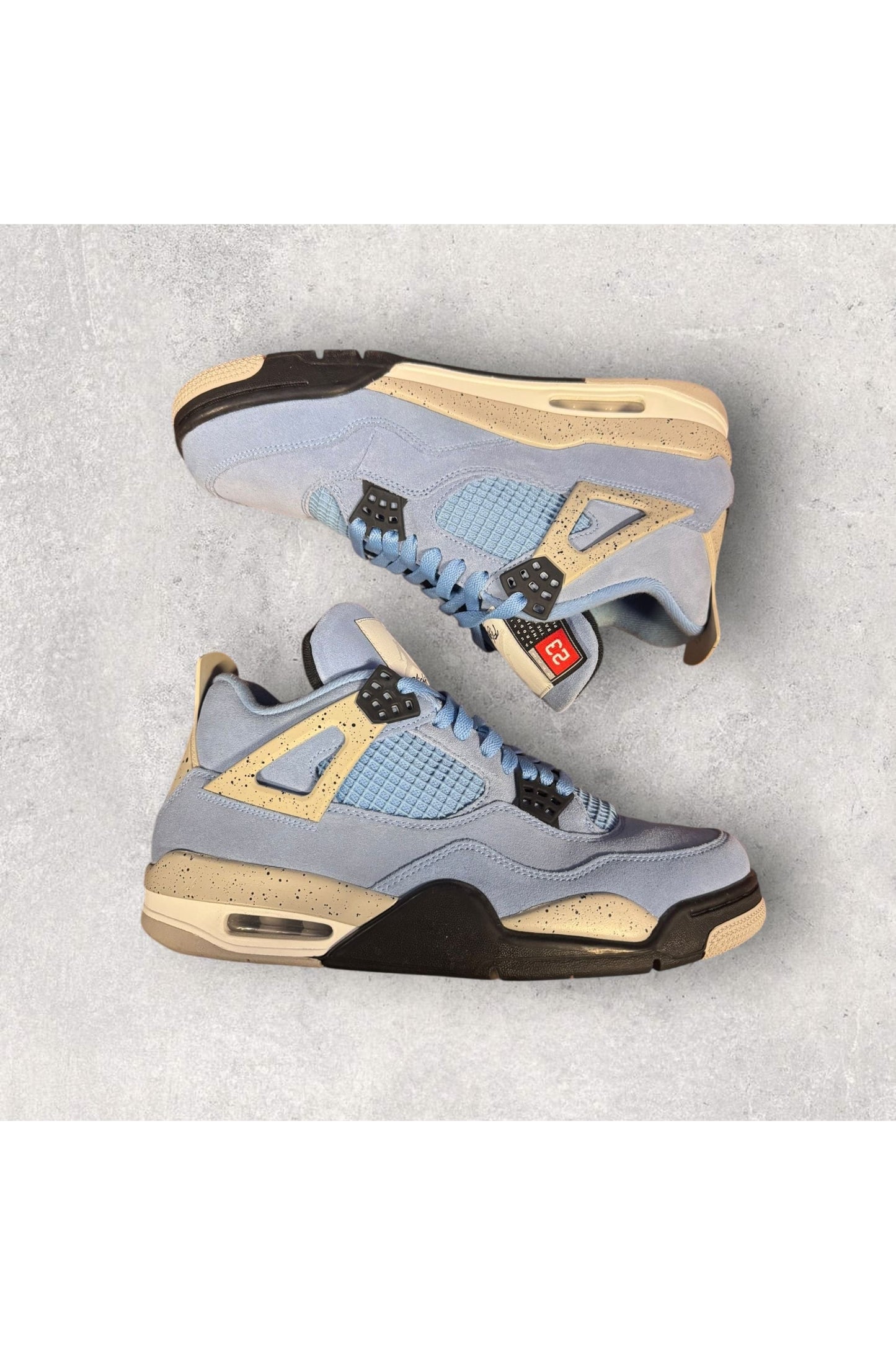 Jordan 4 Retro University Blue- SZ 10