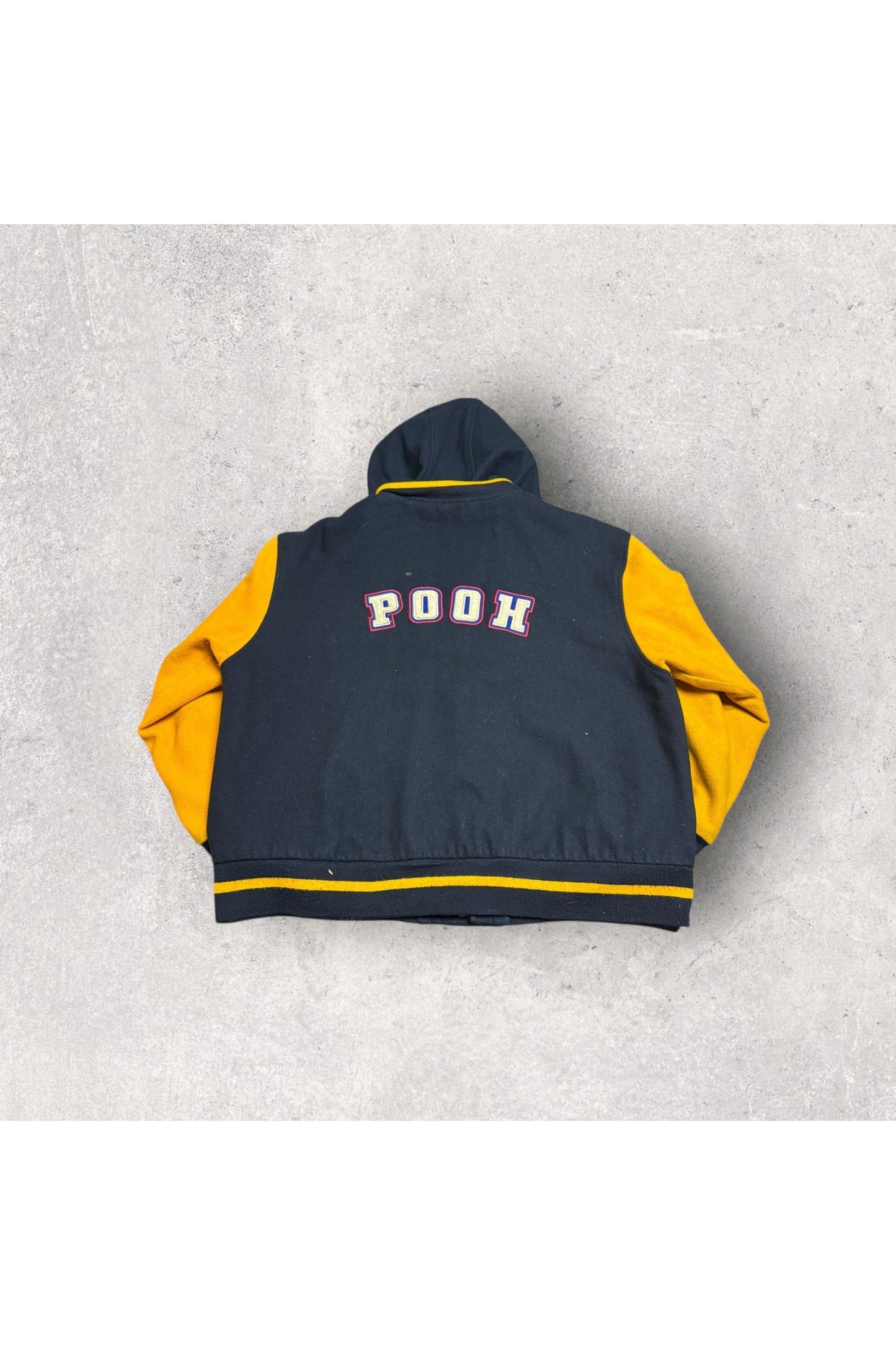 Vintage The Disney Store Winnie The Pooh Wool Varsity Bomber Jacket- L