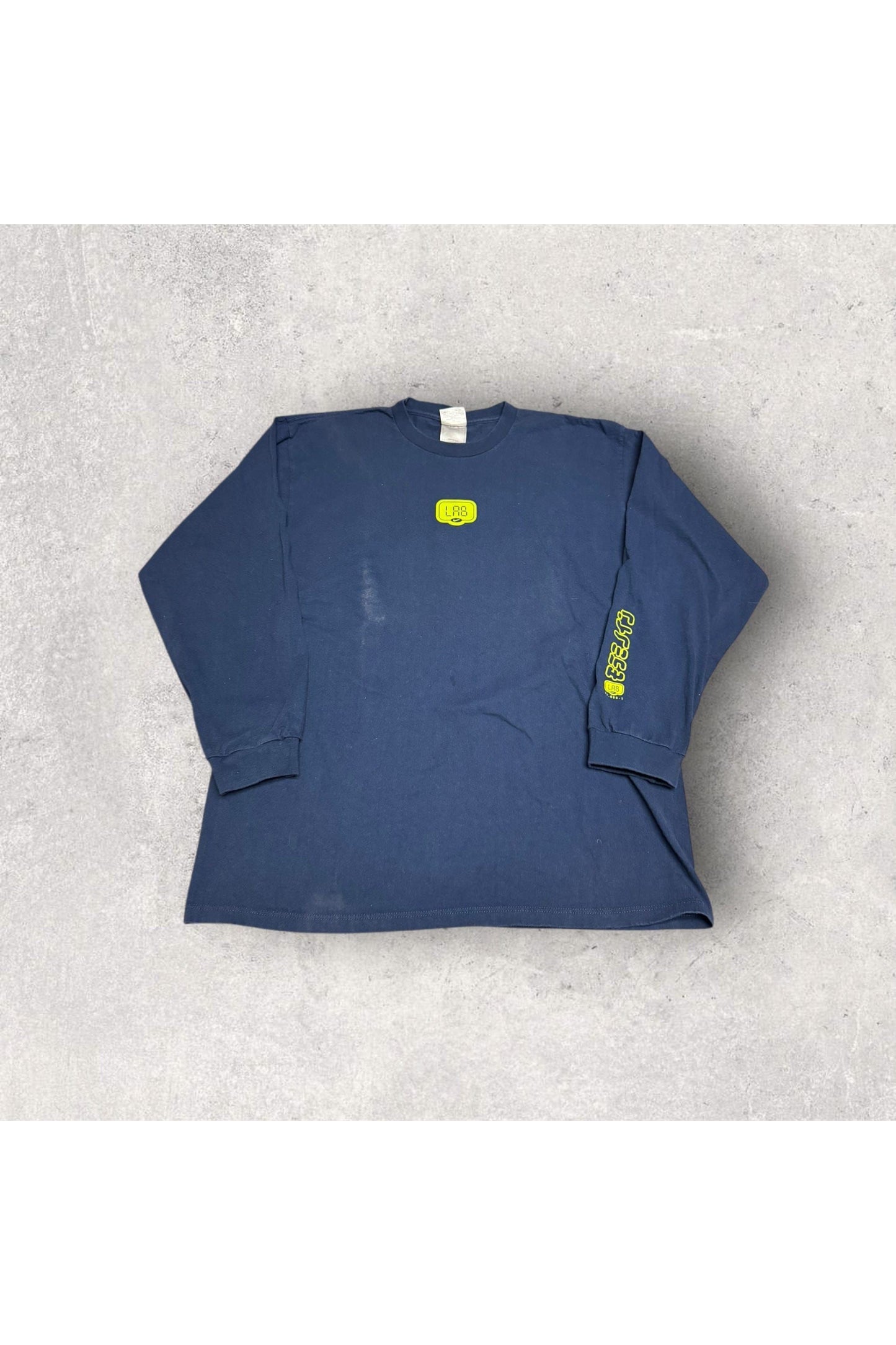 Vintage Y2K Made In USA Nike Silver Tag Nike Lab No Monkey Business Long Sleeve- L