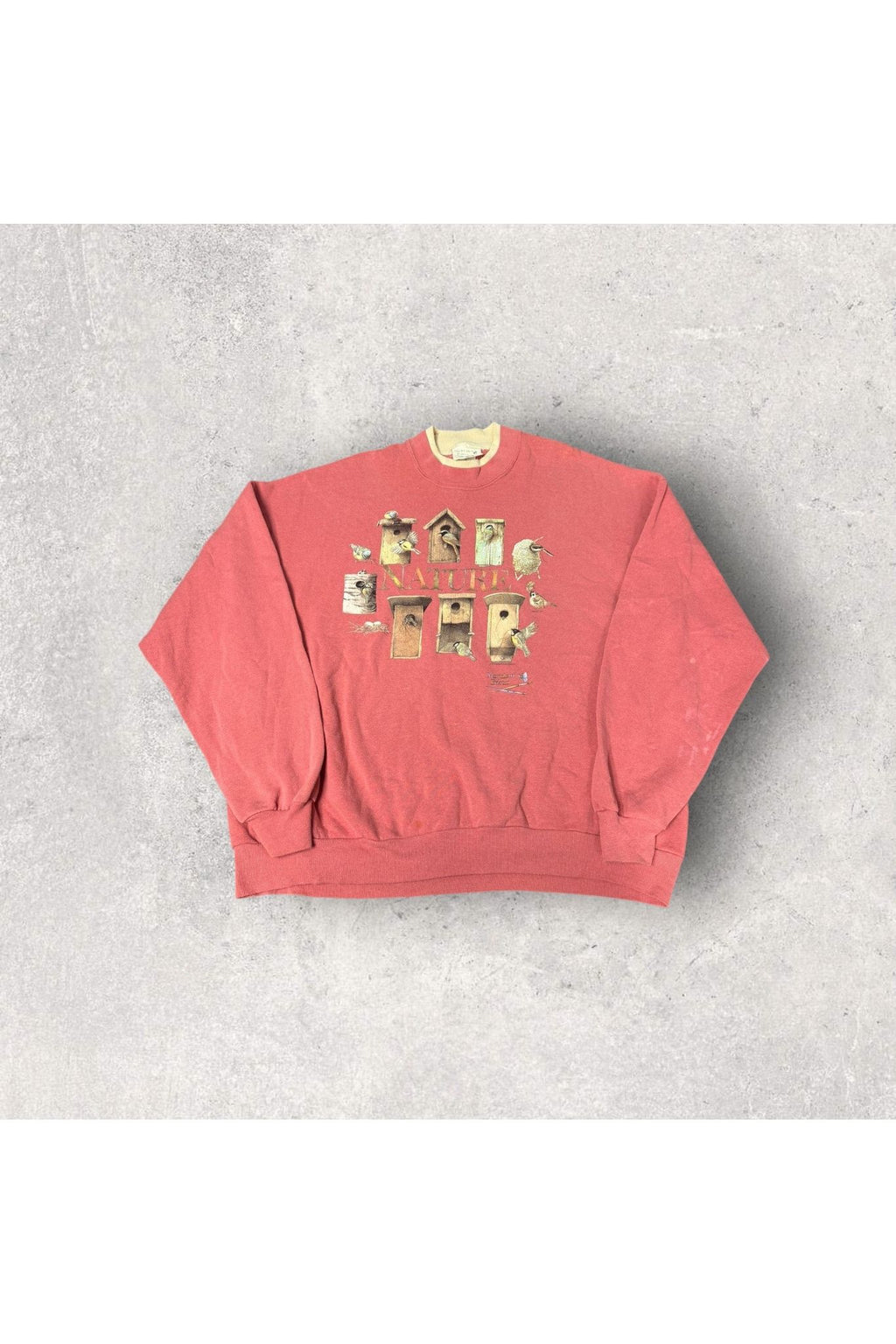 Vintage 90s Marjolein Bastin Nature Crewneck- 3XL