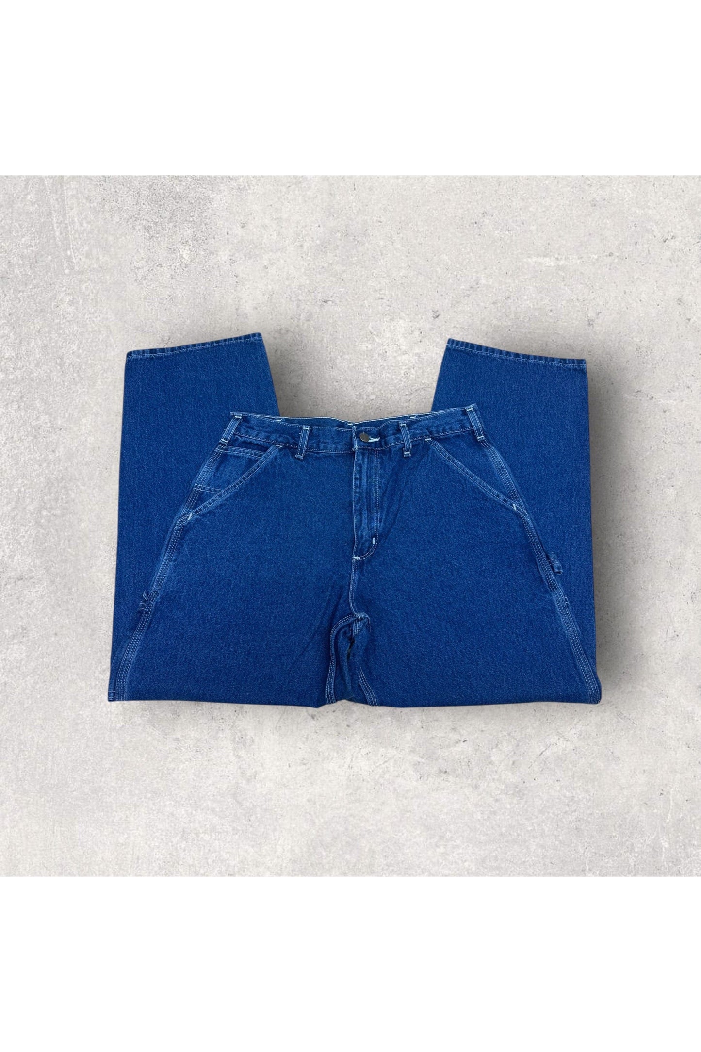 Carhartt Original Dungaree Fit B13 DST Carpenter Workwear Jeans- 33 x 30