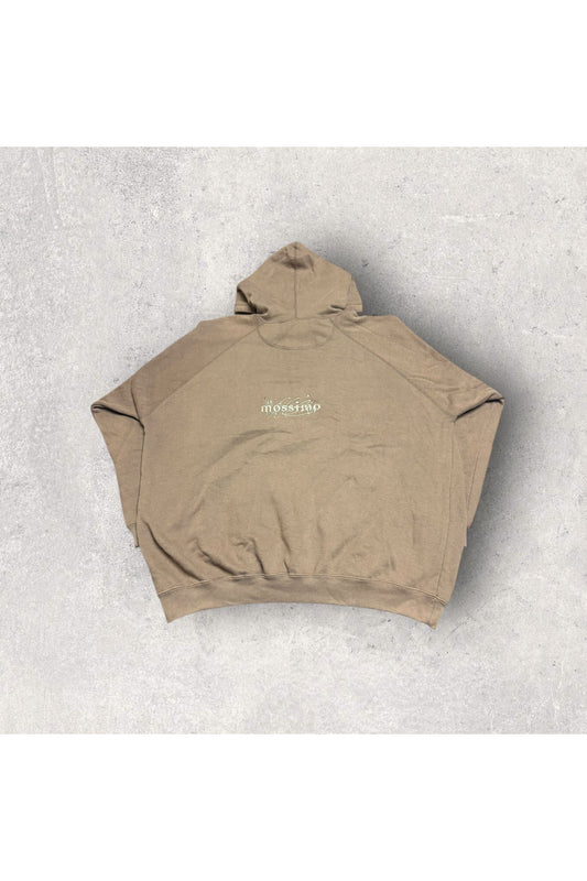 Vintage Mossimo Premium Grade Fleece Embroidered Oversized Hoodie- L