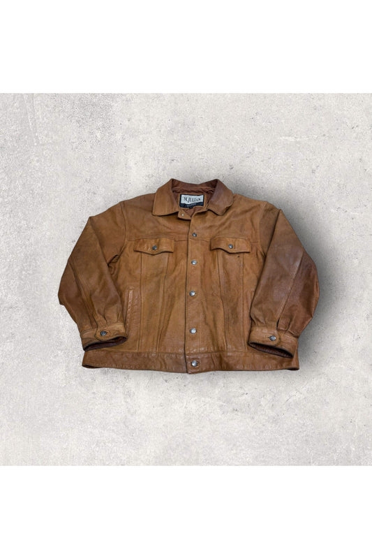 Vintage M. Julian Wilsons Leather Trucker Jacket- XL