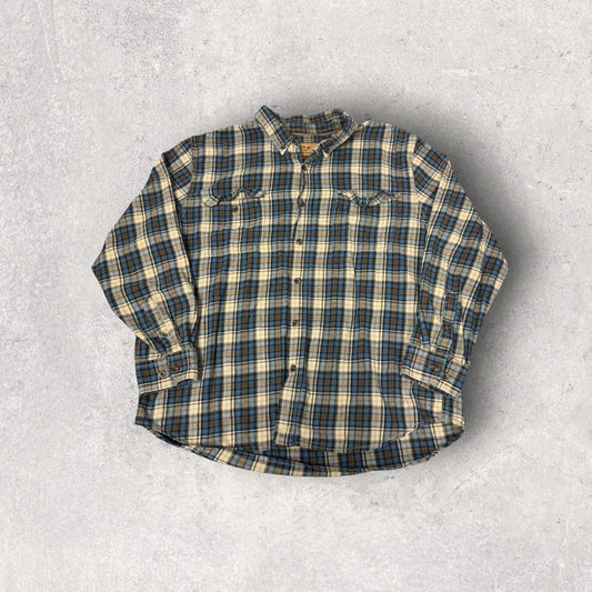 Outdoor Life Long Sleeve Button Up Flannel- XXL