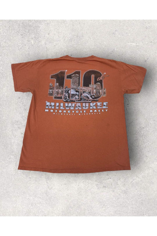 Harley-Davidson 110th Milwaukee Motorcycle Rally Tee- L
