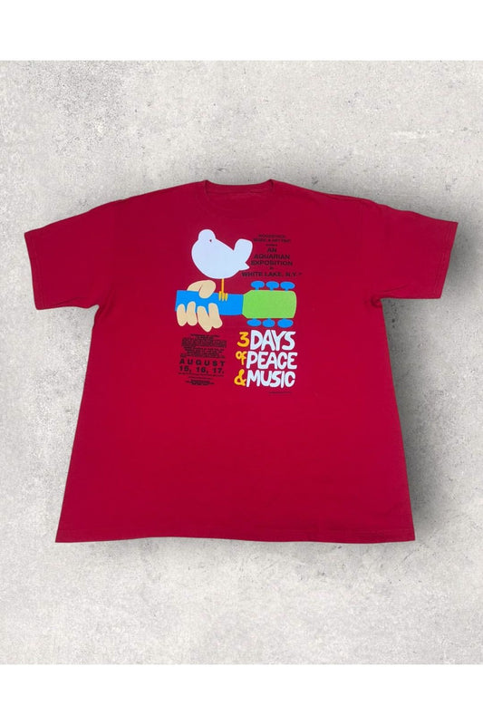 Vintage 2000 Woodstock 3 Days of Peace & Music Tee- XL