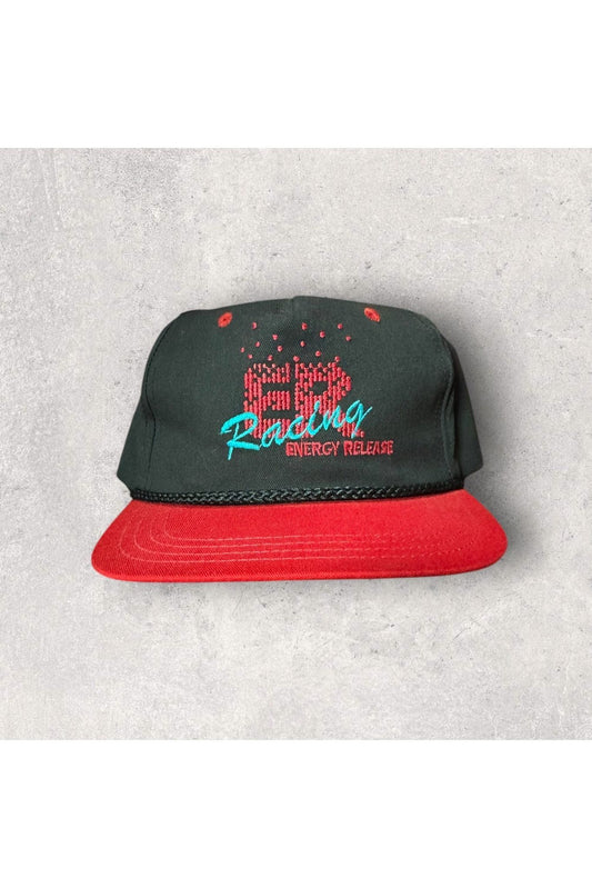 Vintage Made In USA Energy Release Racing Strap Back Hat
