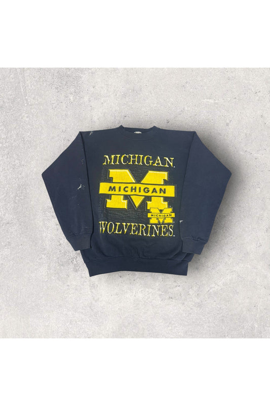 Vintage TNT 90s Michigan Wolverines Crewneck- L