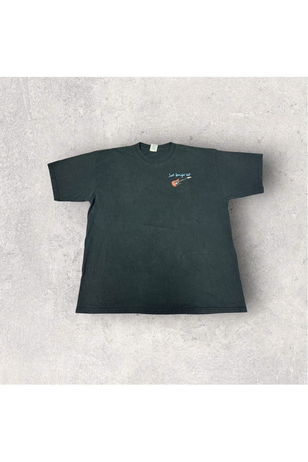 Vintage Y2K Just Hangin' Out Guitar Tee- XL