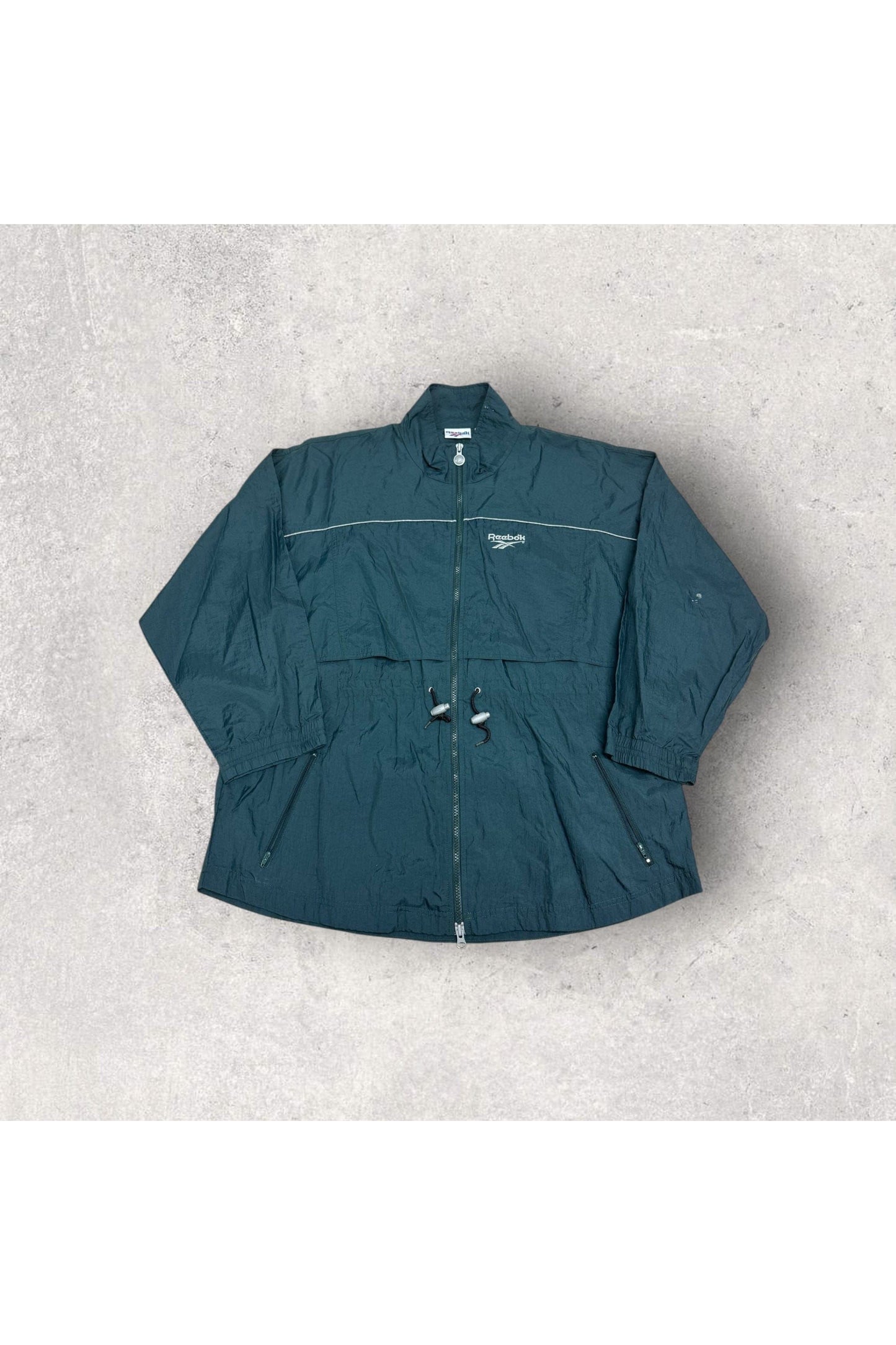 Vintage Reebok Full Zip Windbreaker- XL
