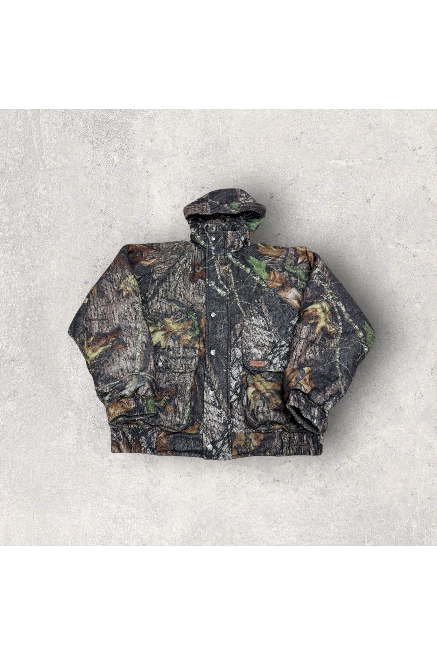 Vintage Woolrich Outdoor Guide Collection Reversible Real Tree Camo Jacket- M