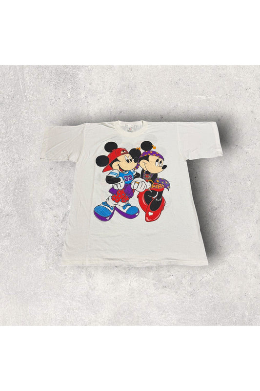 Vintage T-USA Single Stitch Mickey & Minnie Mouse Tee- XL