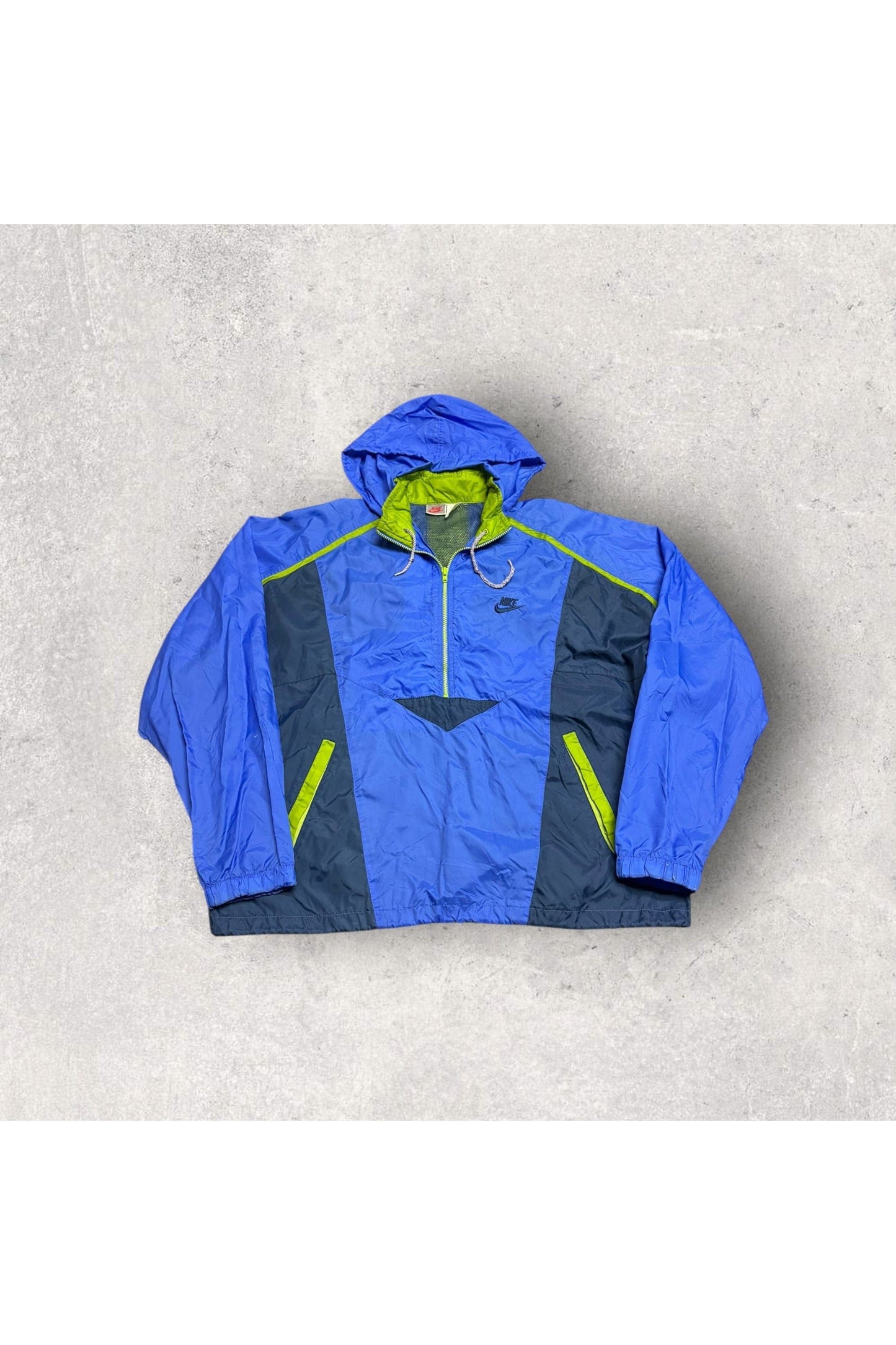 Vintage 90s Nike Pullover Hooded Windbreaker- L