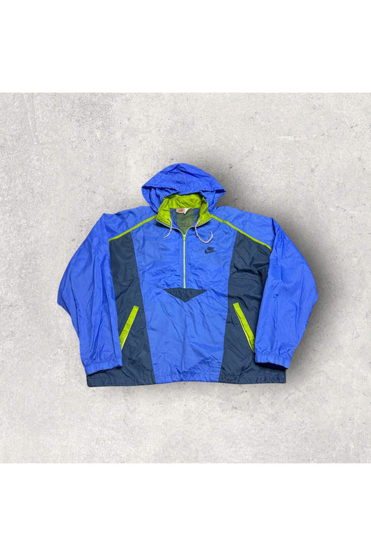 Vintage 90s Nike Pullover Hooded Windbreaker- L