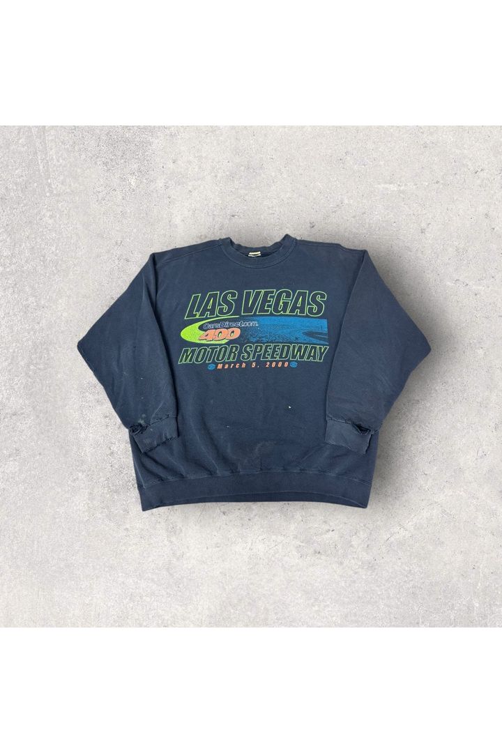 Vintage 2000 Las Vegas Motor Speedway Carsdirect.com 400 Racing Crewneck- XL