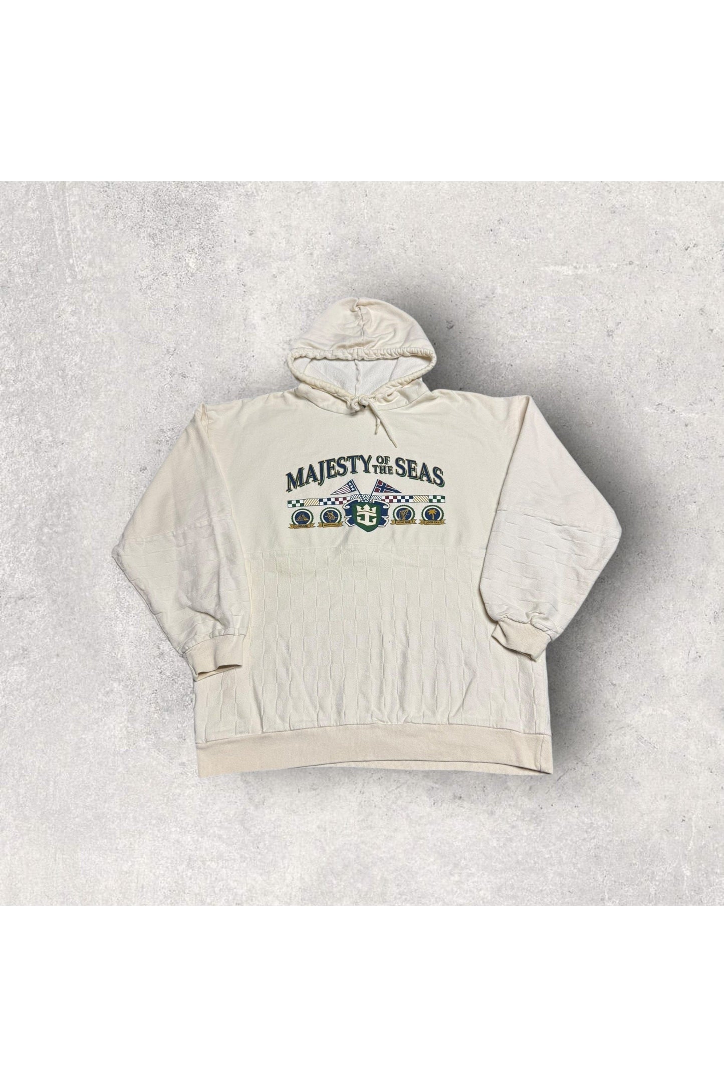 Vintage Sun Triangle Made In USA Majesty of The Sea Hoodie- L/XL