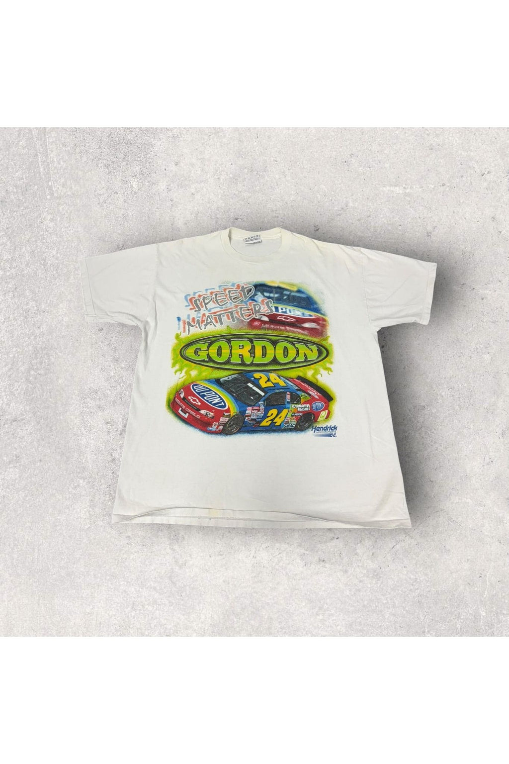 Vintage Competitors View 1998 Jeff Gordon Speed Matters NASCAR Tee- XL
