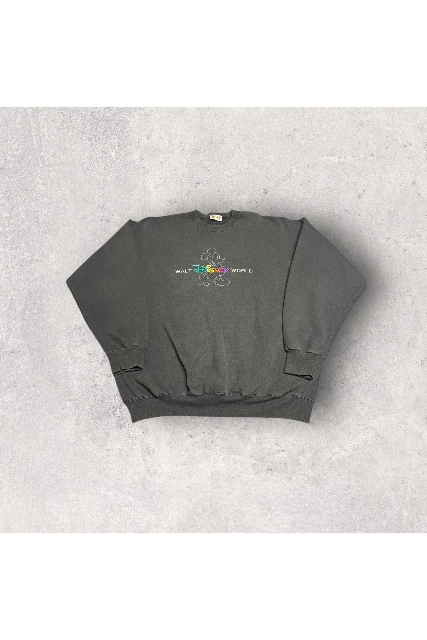 Vintage Walt Disney World Embroidered Crewneck- XXL