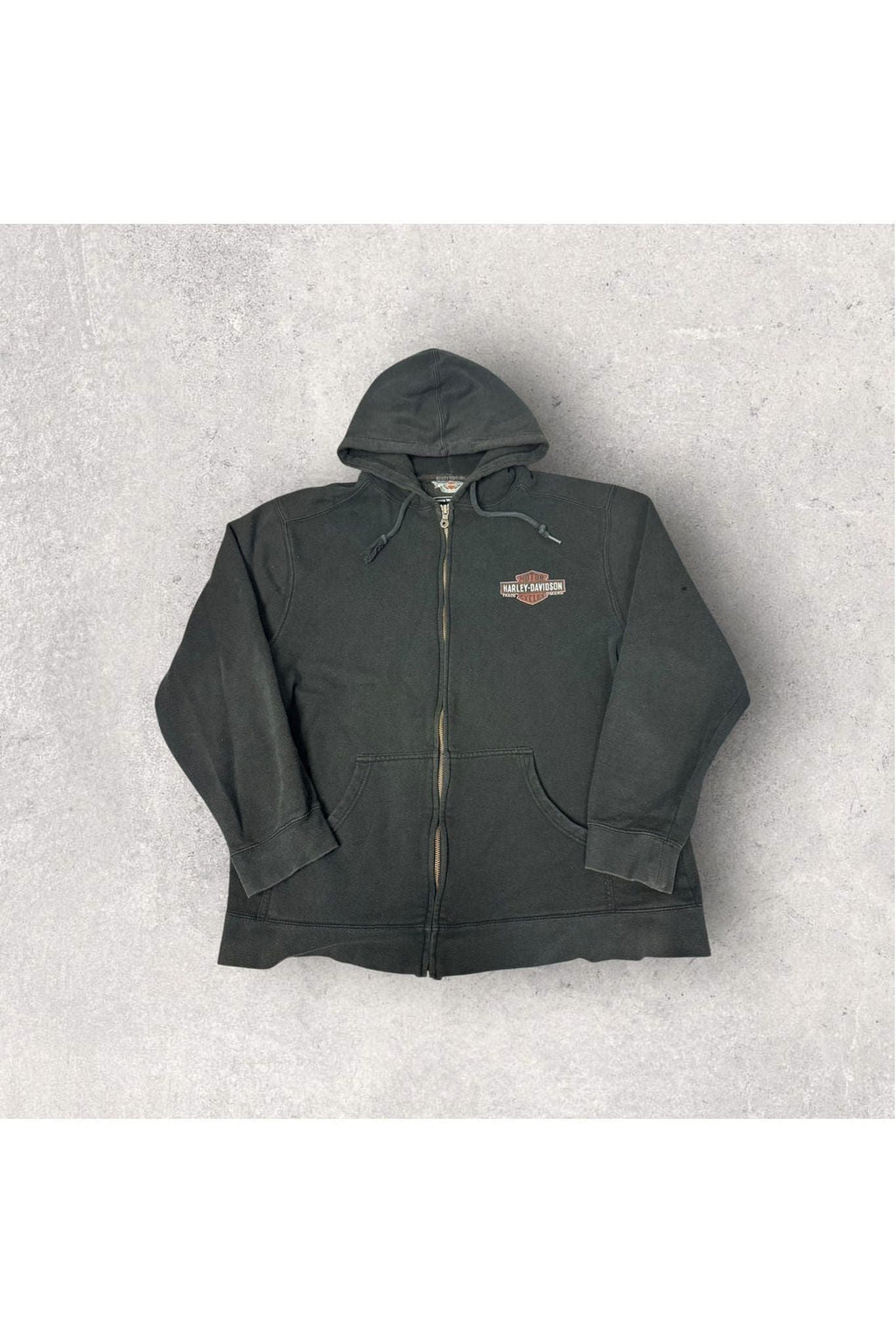 2000s Harley-Davidson Motorcycles Full Zip Hoodie- M