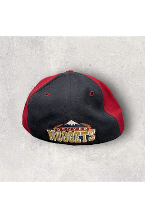 Vintage New Era 100% Wool Denver Nuggets Fitted Cap- SZ 6 7/8