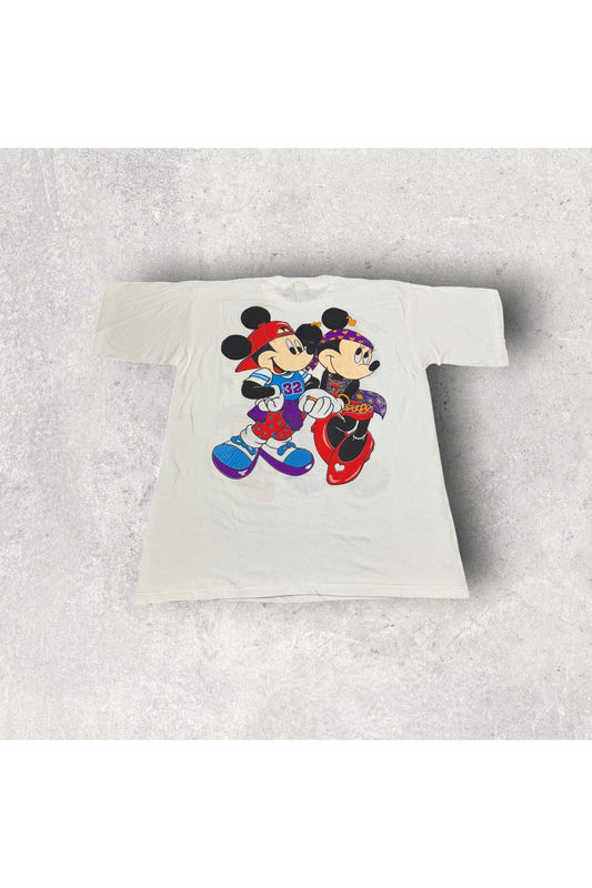 Vintage T-USA Single Stitch Mickey & Minnie Mouse Tee- XL