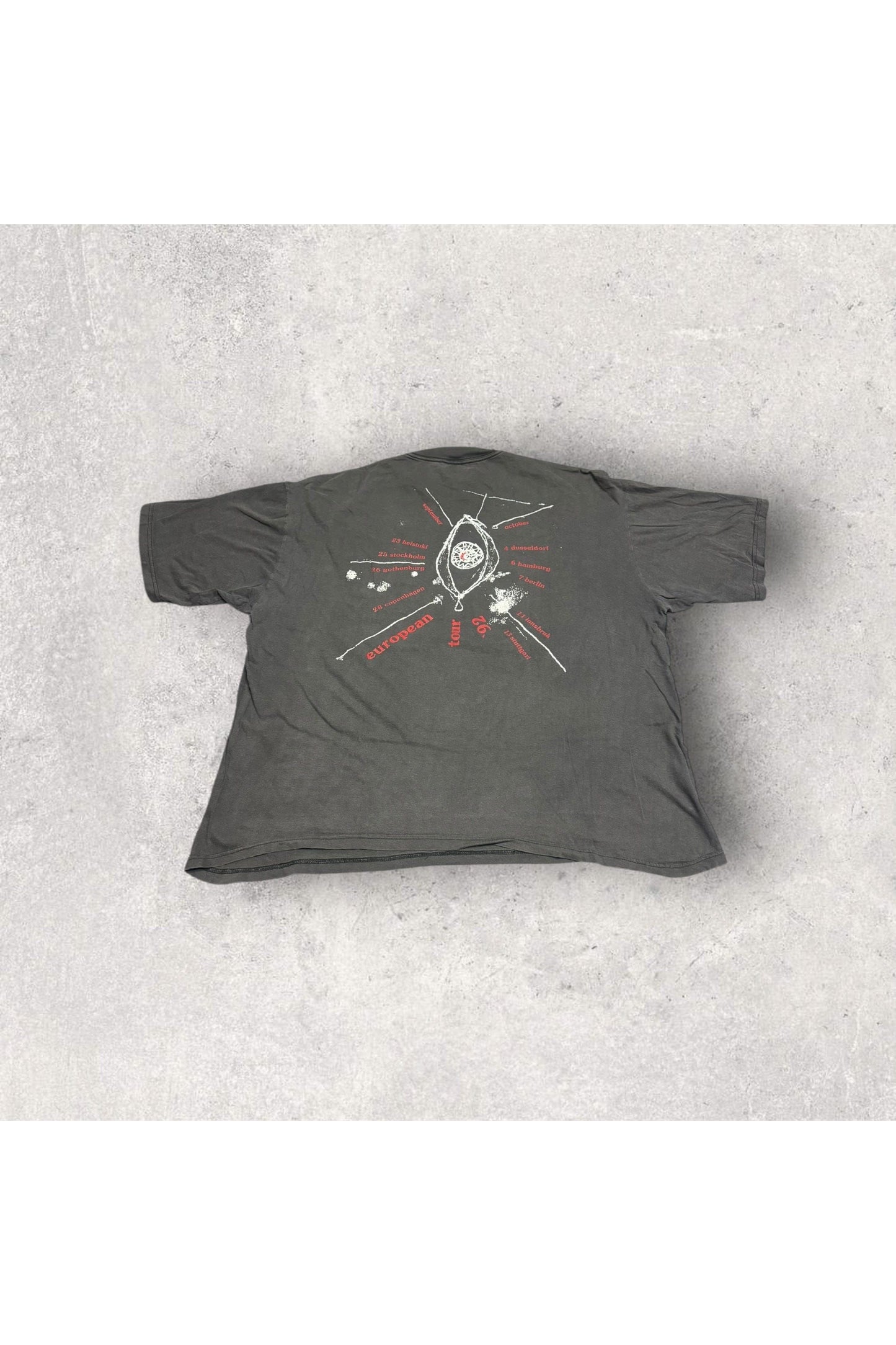 Vintage The Cure 1992 WISH European Tour Tee- XL