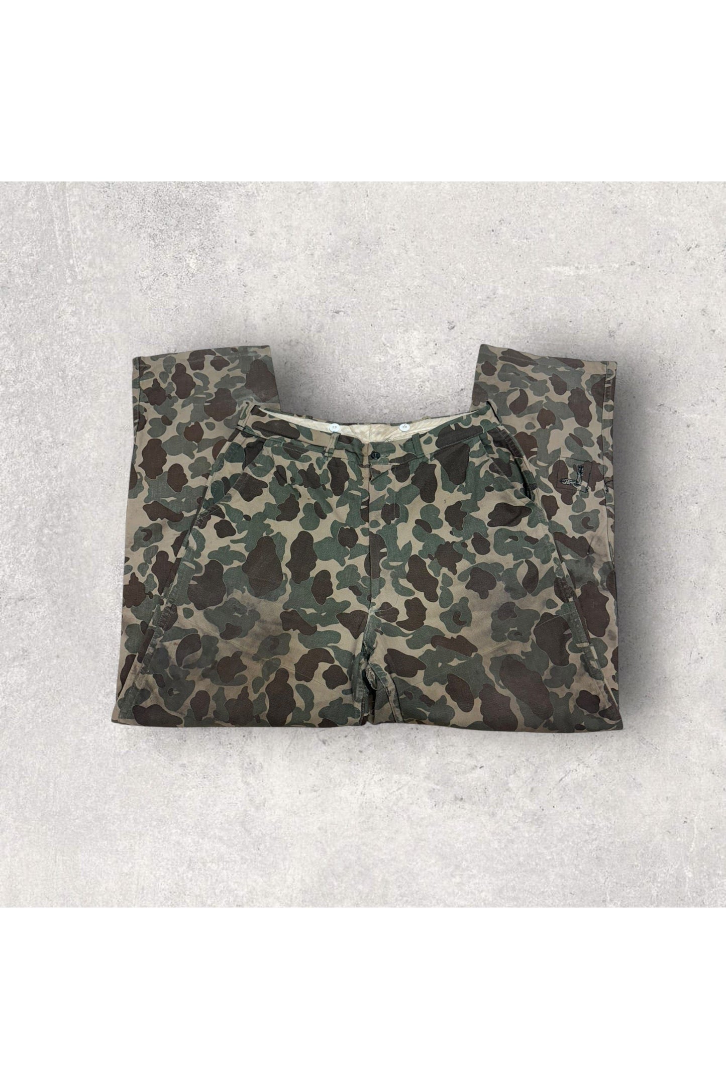 Vintage 1960s Spiegel Duck Camo Hunting Pants-32 x 30