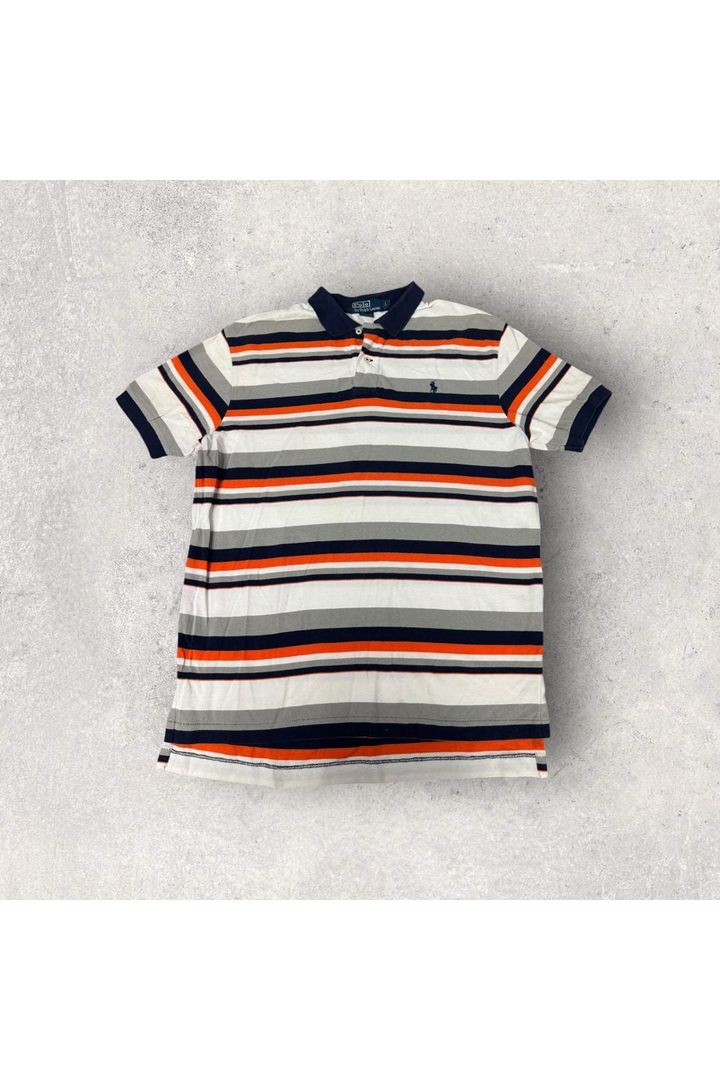 Vintage Y2K Polo By Ralph Lauren Striped Polo- L