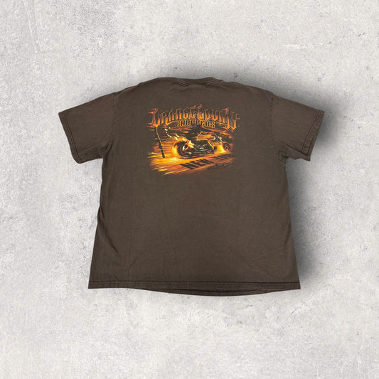 Vintage 2000s Y2K Tennessee River Orange County Choppers New York Tee-