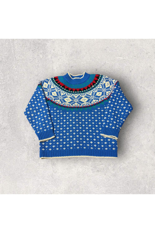 Vintage Knit Stitches Knit Sweater- M