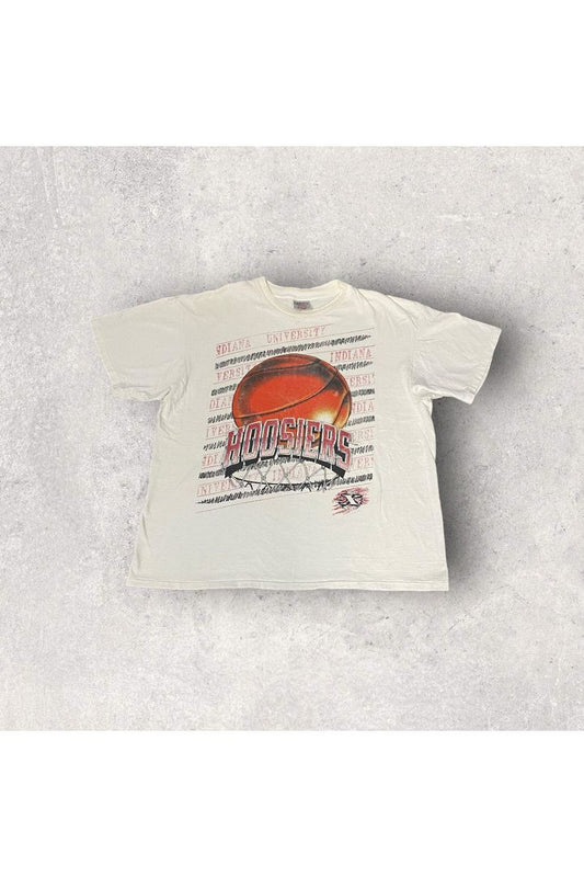 Vintage Oneita Single Stitch Indiana University Hoosiers Basketball Tee- XL