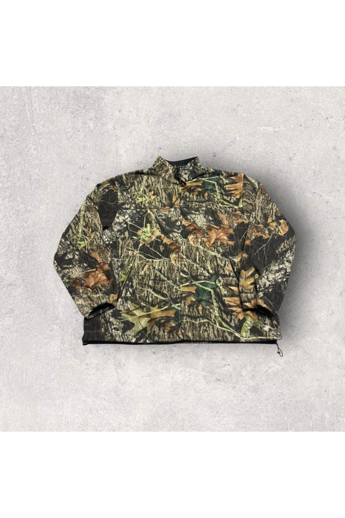 Vintage Winchester Real Tree Camo Full Zip Insulated Fleece Sweater- XL