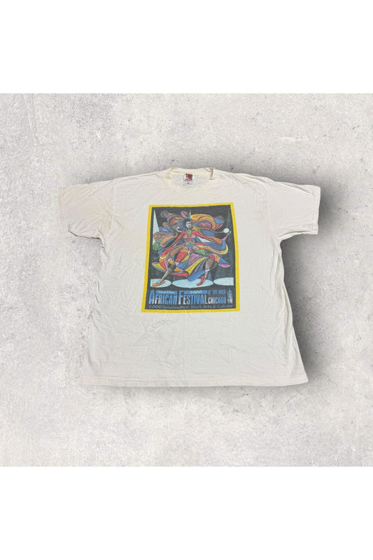 Vintage 2000 Chicago Tribune African Festival of the Arts Chicago Tee- XL