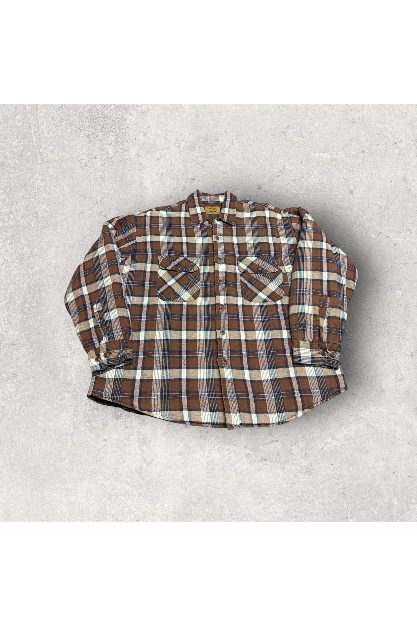 Vintage St. Johns Bay Insulated Long Sleeve Flannel Button Up- XL