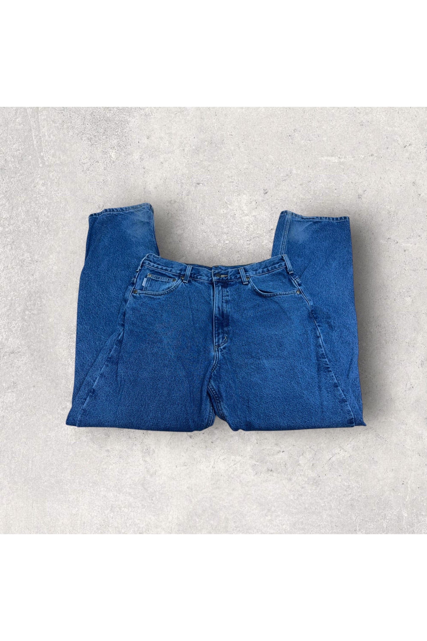 Carhartt Relaxed Fit Blanket Lined Denim Workwear Jeans- 36 x 34