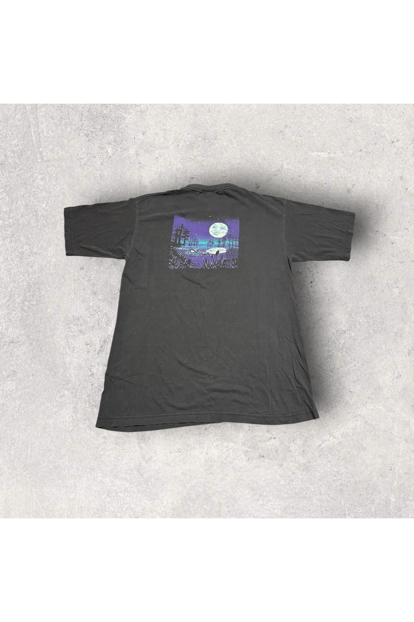 Vintage Redwood Sportswear John Fogerty Blue Moon Swamp World Tour Tee- L